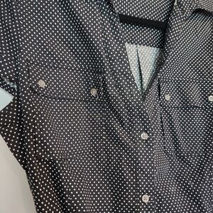 Express belted shirt dress